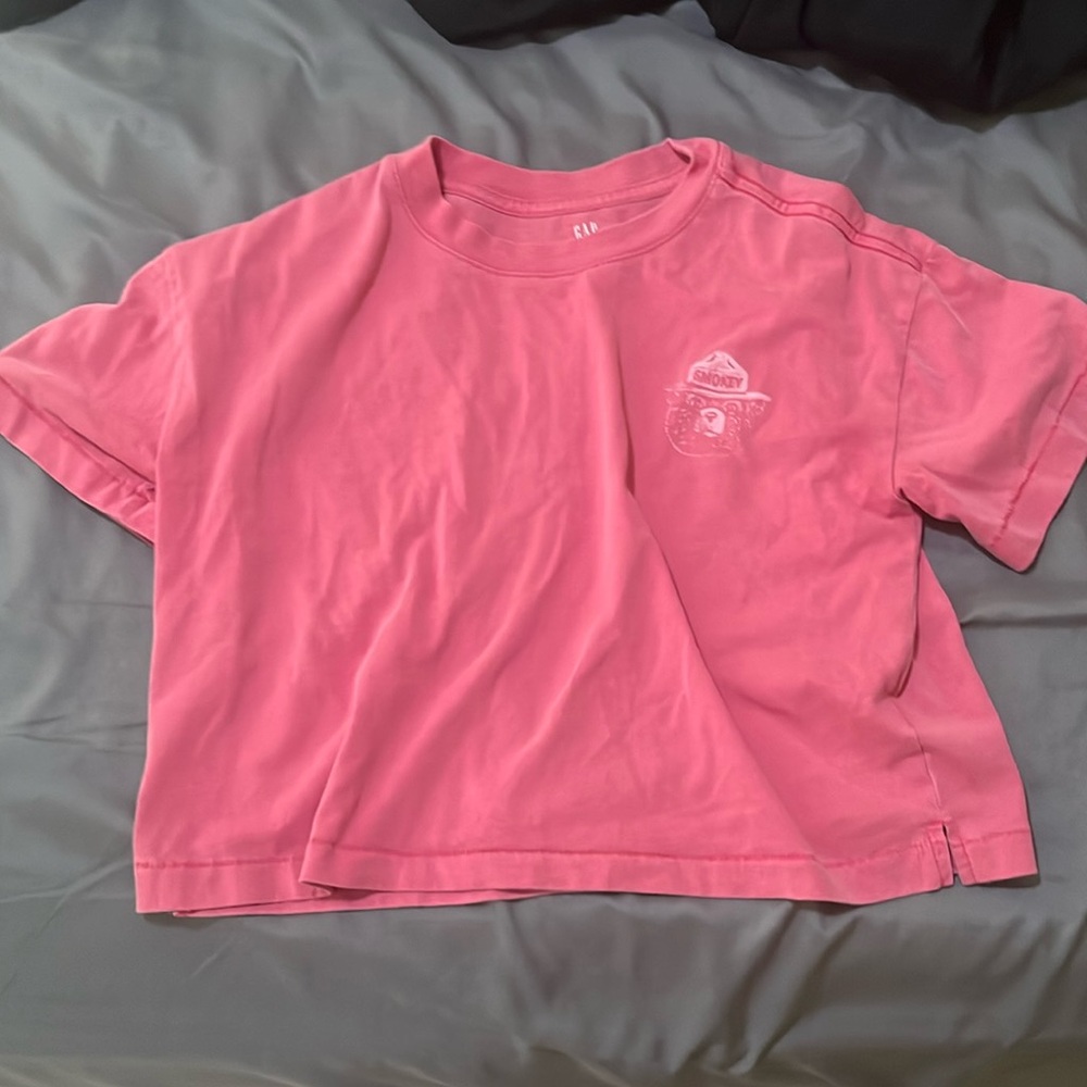 Gap Teen Smokey the Bear crop top size 12